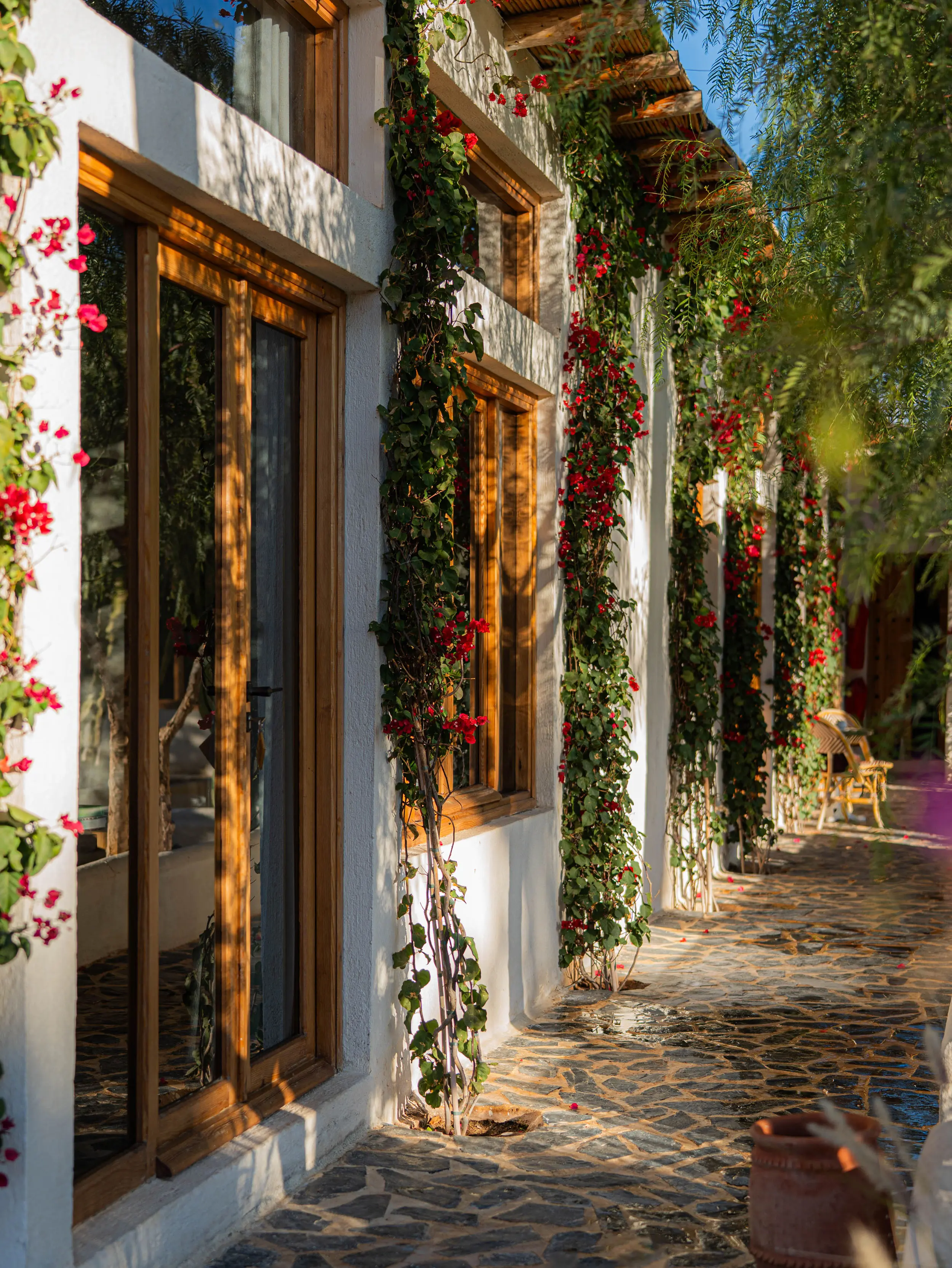 Lake view in the Agafay Desert luxury setting in Morocco