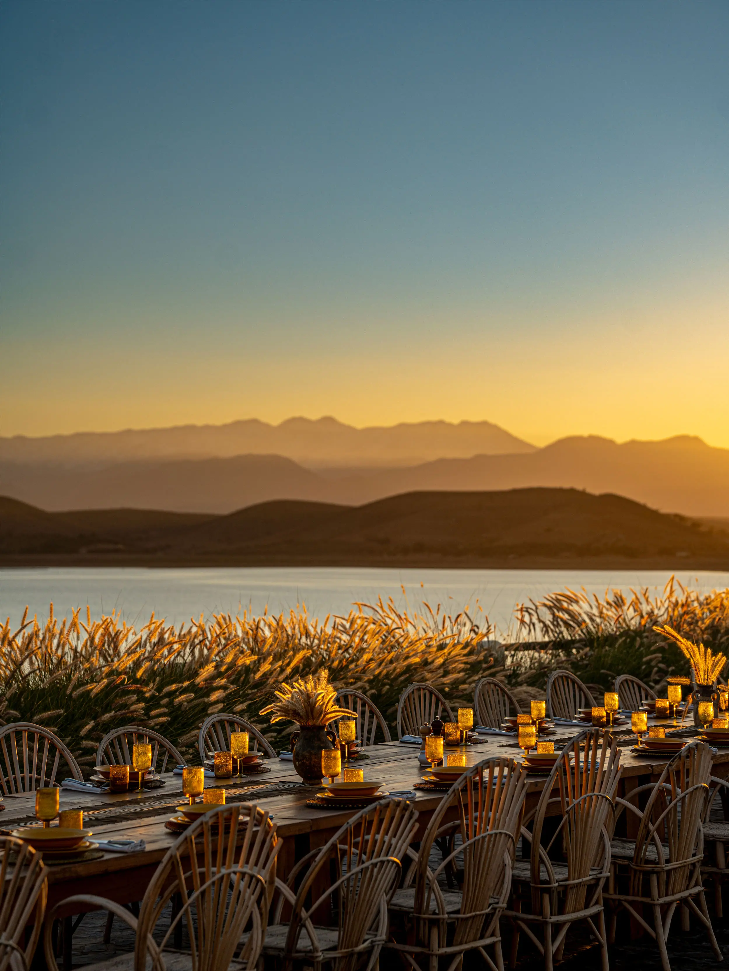 Luxury desert event near Marrakech in Agafay